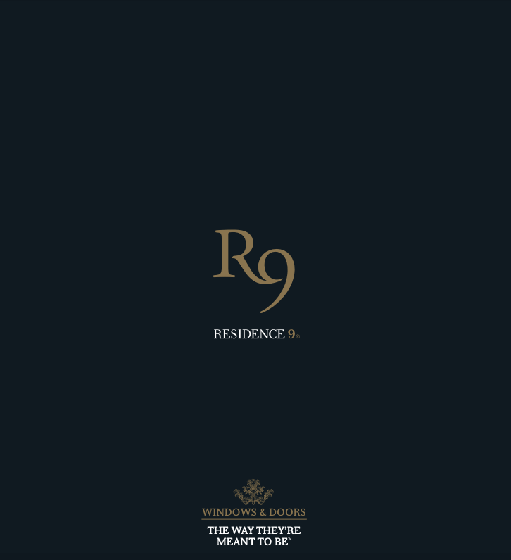 residence 9 brochure cover