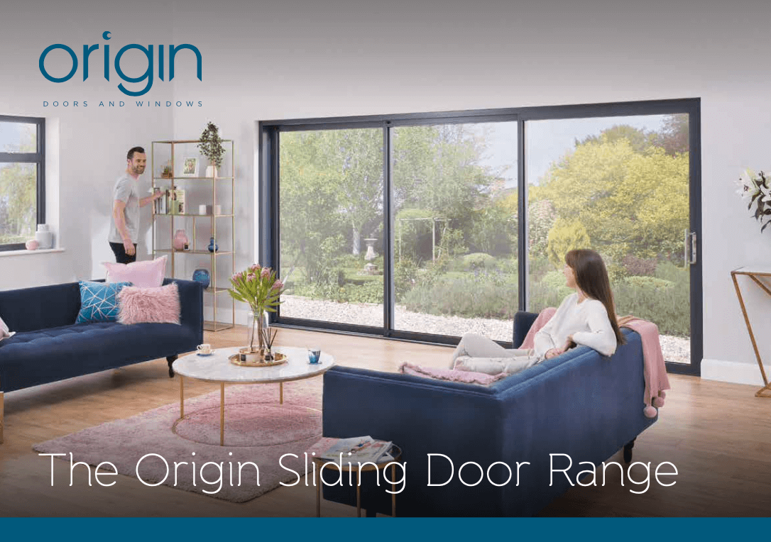 origin sliding door range brochure cover